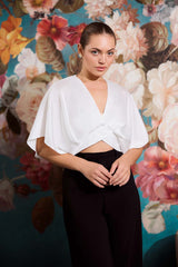 Crystal Bloom Sleeve Top
