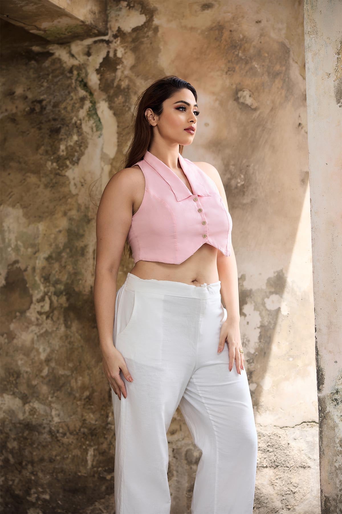Lumi Bloom Linen Top