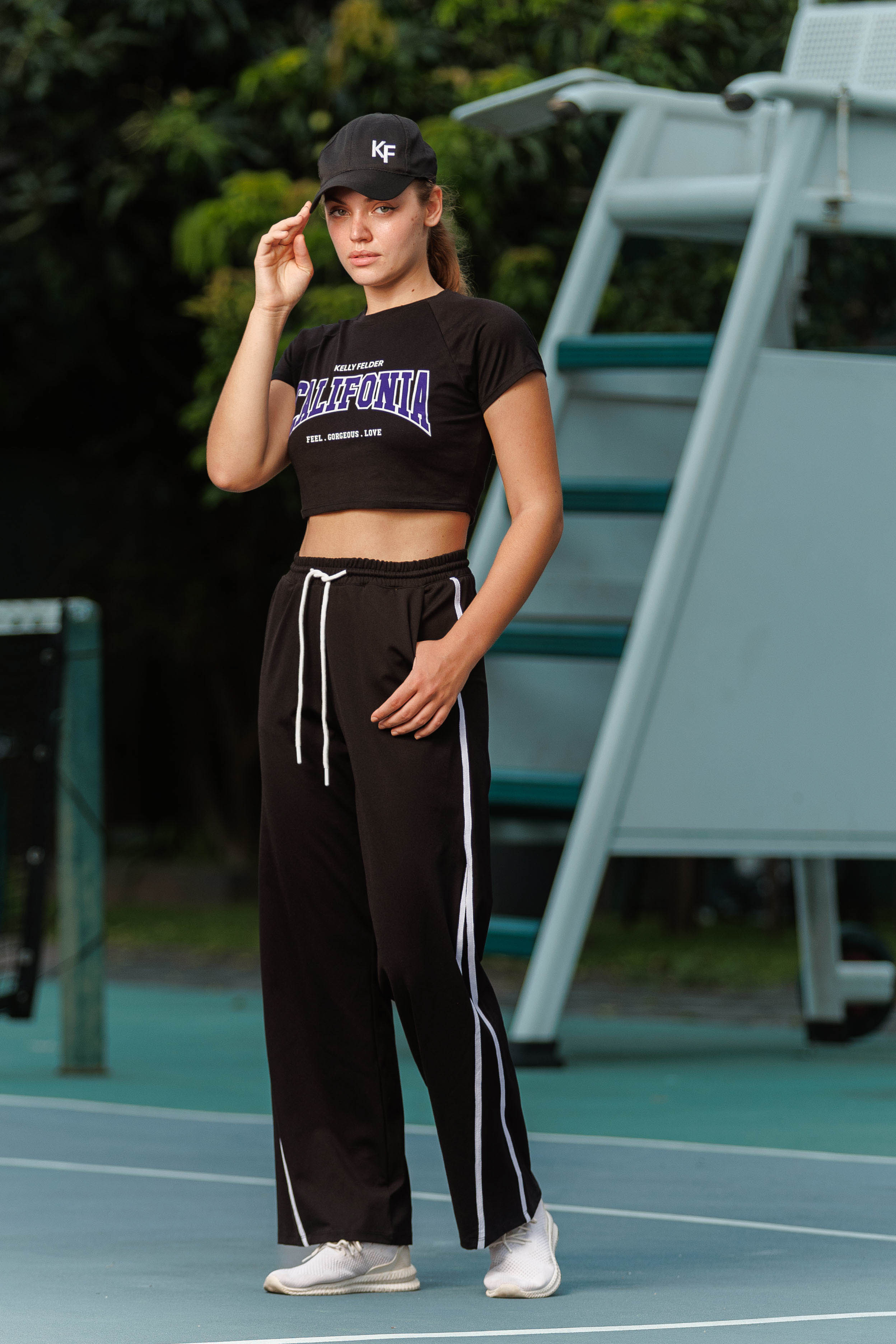 Caluxe Crop Tee