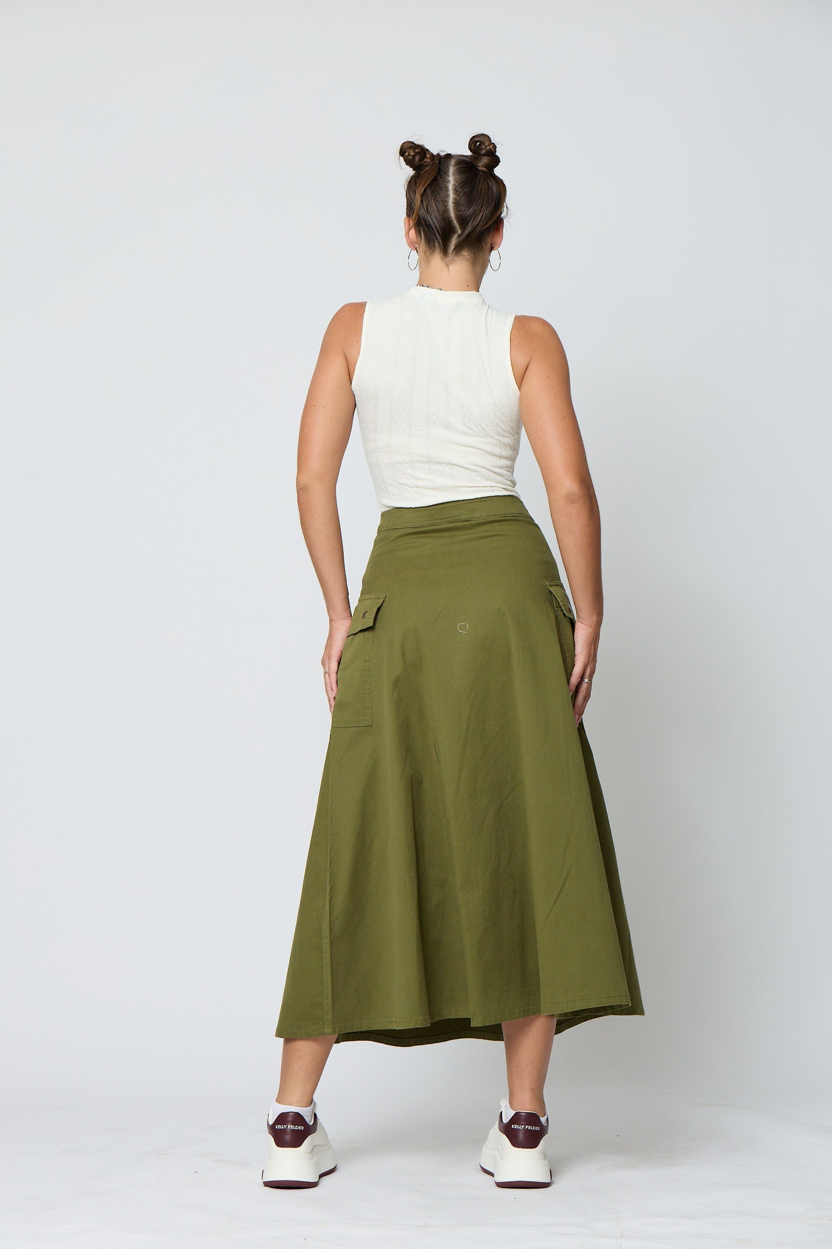SleekZip Flare Skirt