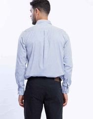 Aristocrat Formal Shirt - Navy Stripe