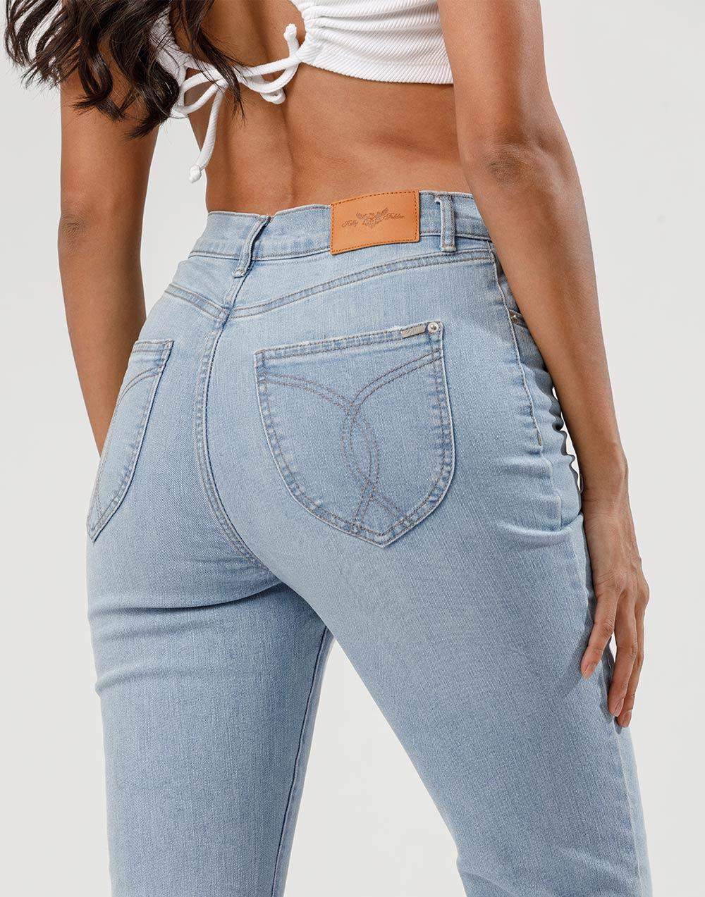 SIDE SLIT DENIM PANT