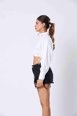 Noah Long Sleeve Crop Top