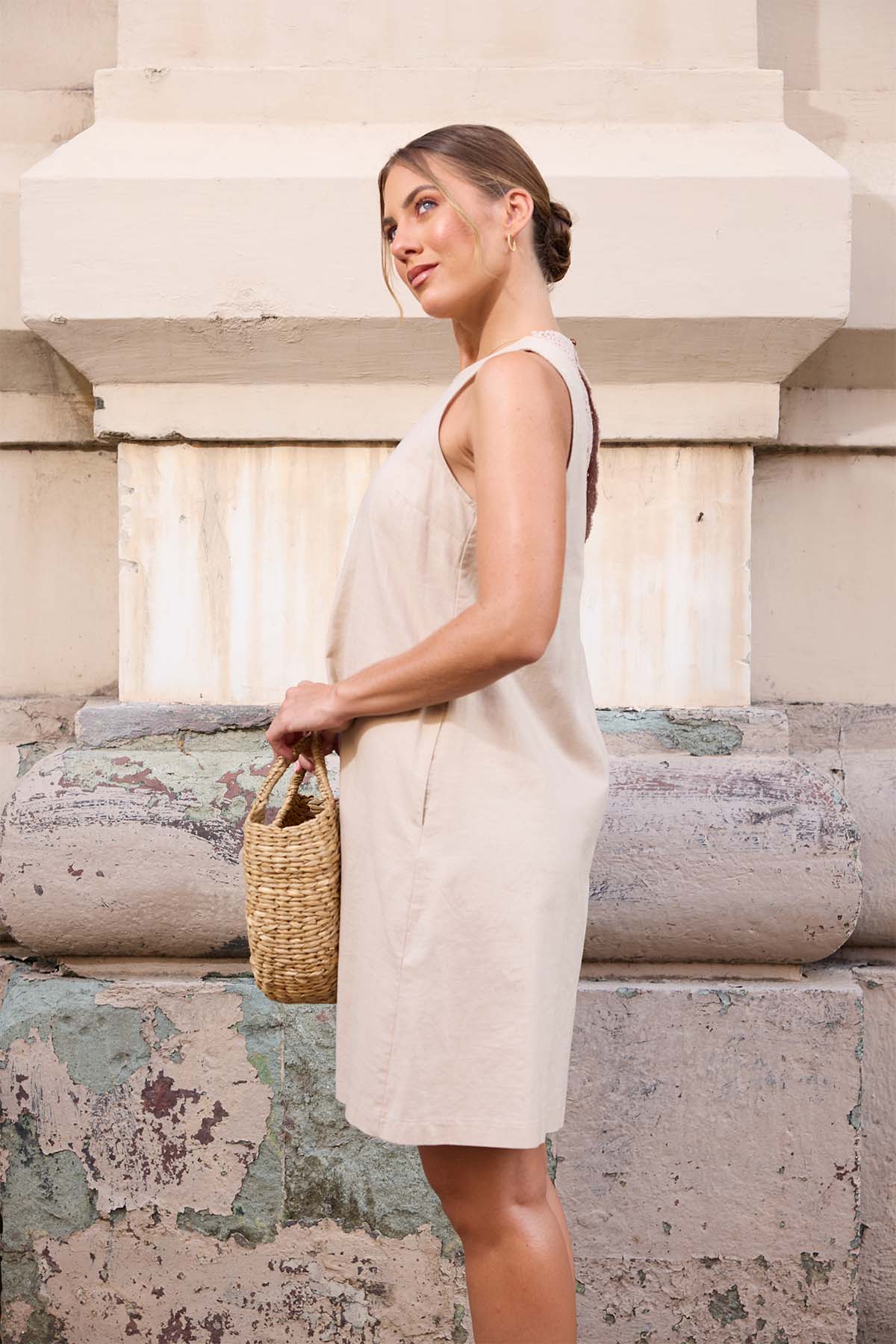 Zella Loom Linen Dress