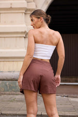 Willa Rose Linen Skort