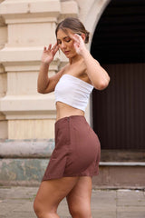 Willa Rose Linen Skort
