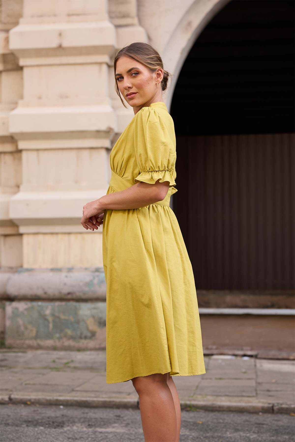 Sunwoven Linen Dress