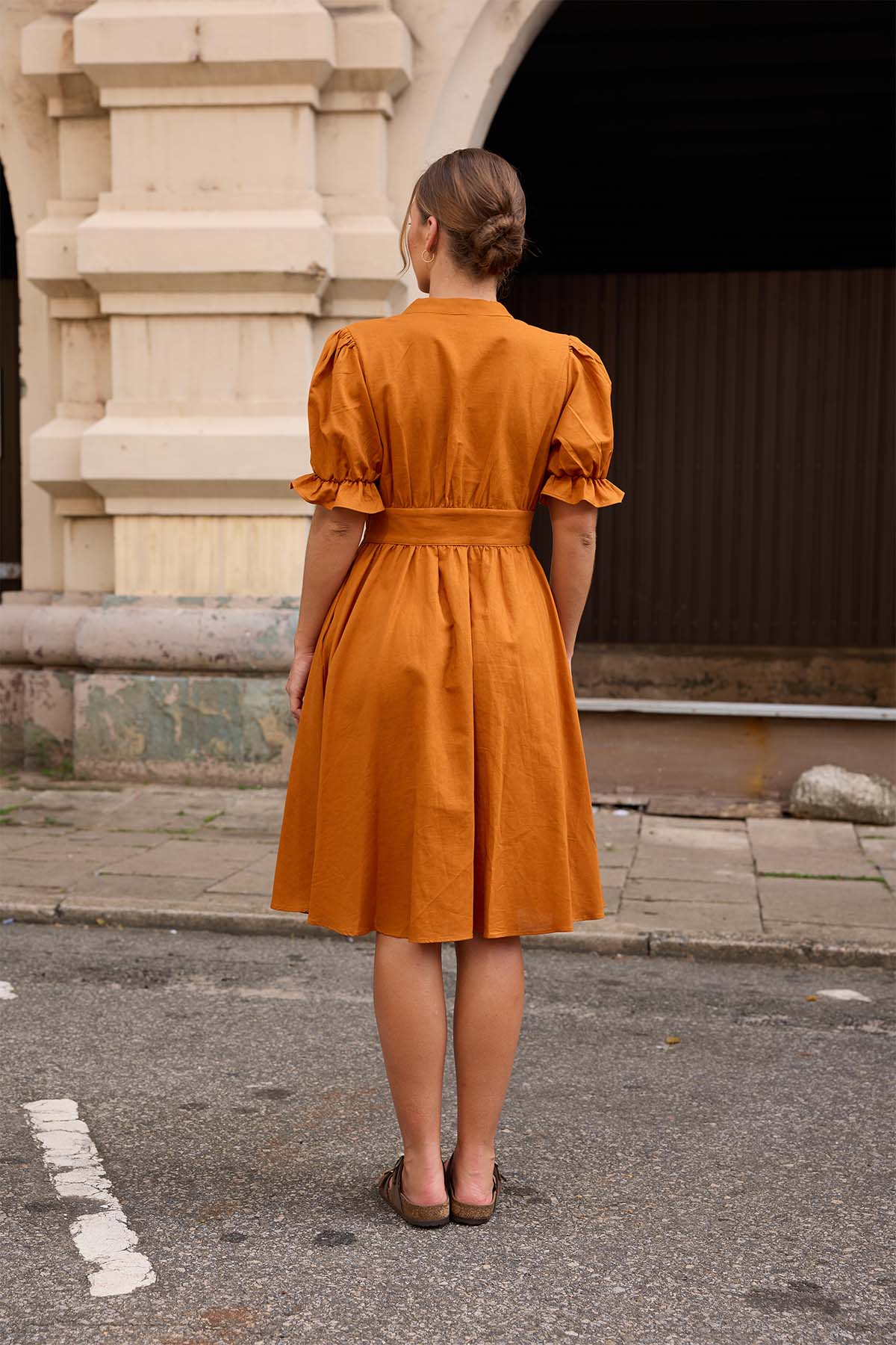 Sunwoven Linen Dress