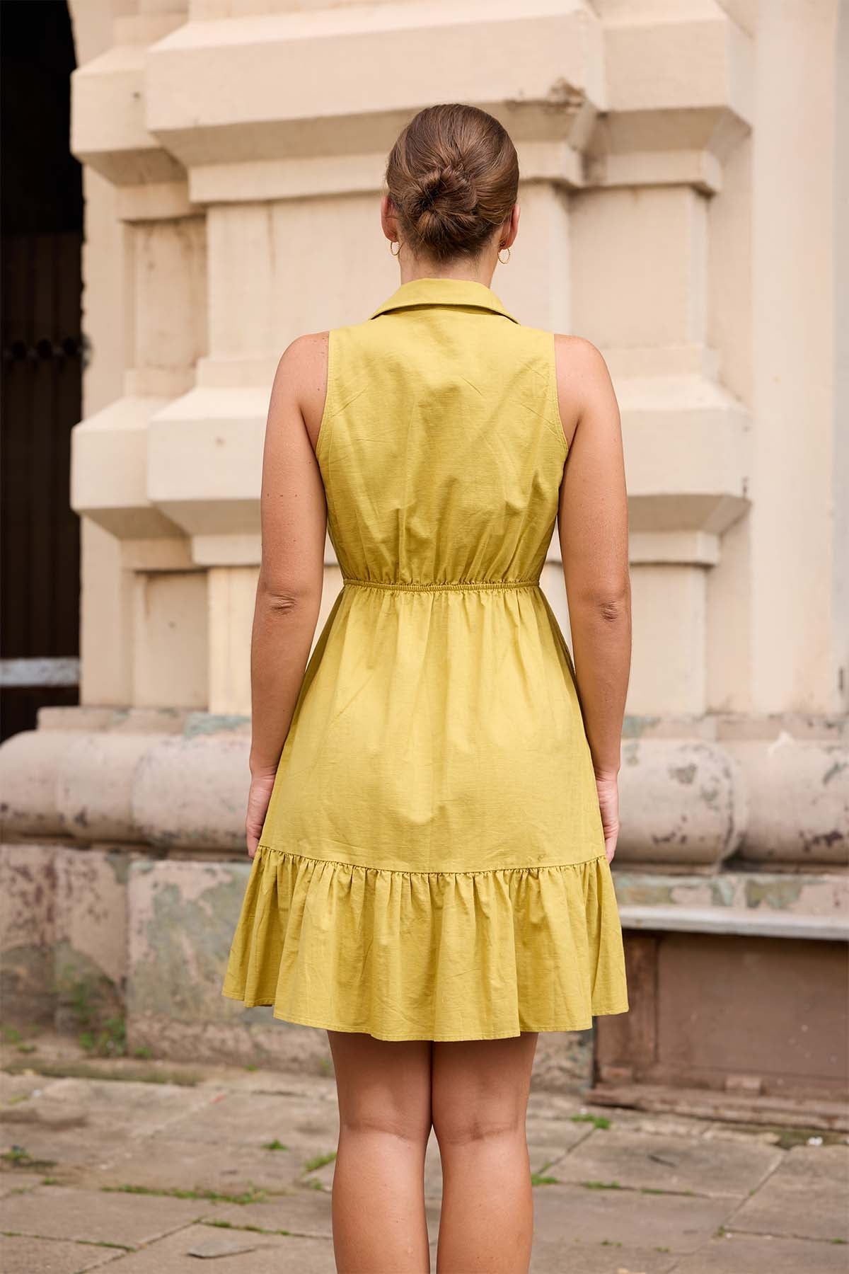 Roselle Linen Dress