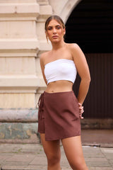 Willa Rose Linen Skort