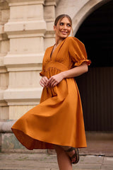 Sunwoven Linen Dress