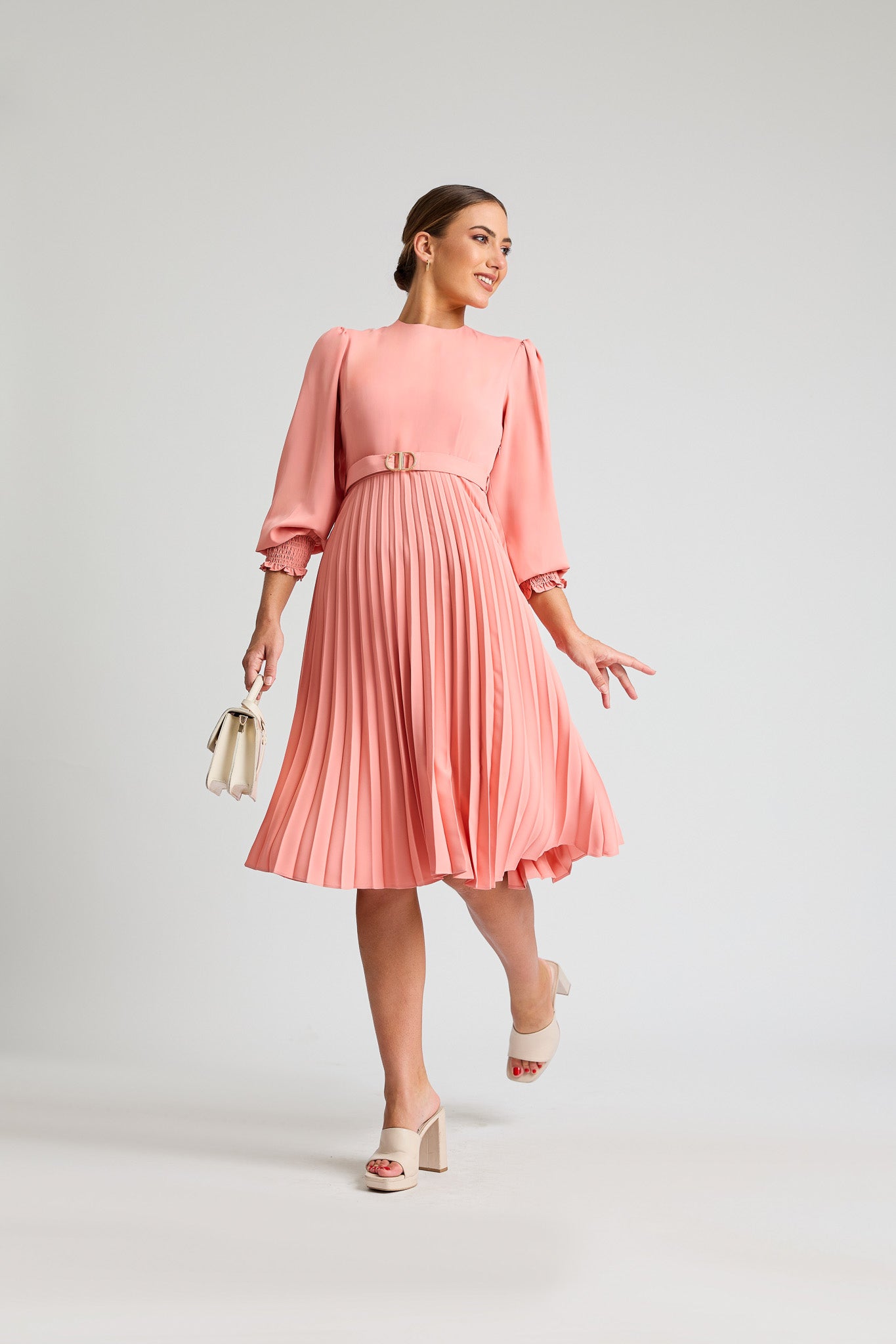 Vienna Grace Pleated Dress