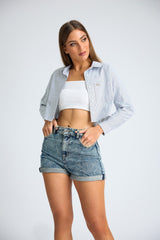 Striped Crop Top