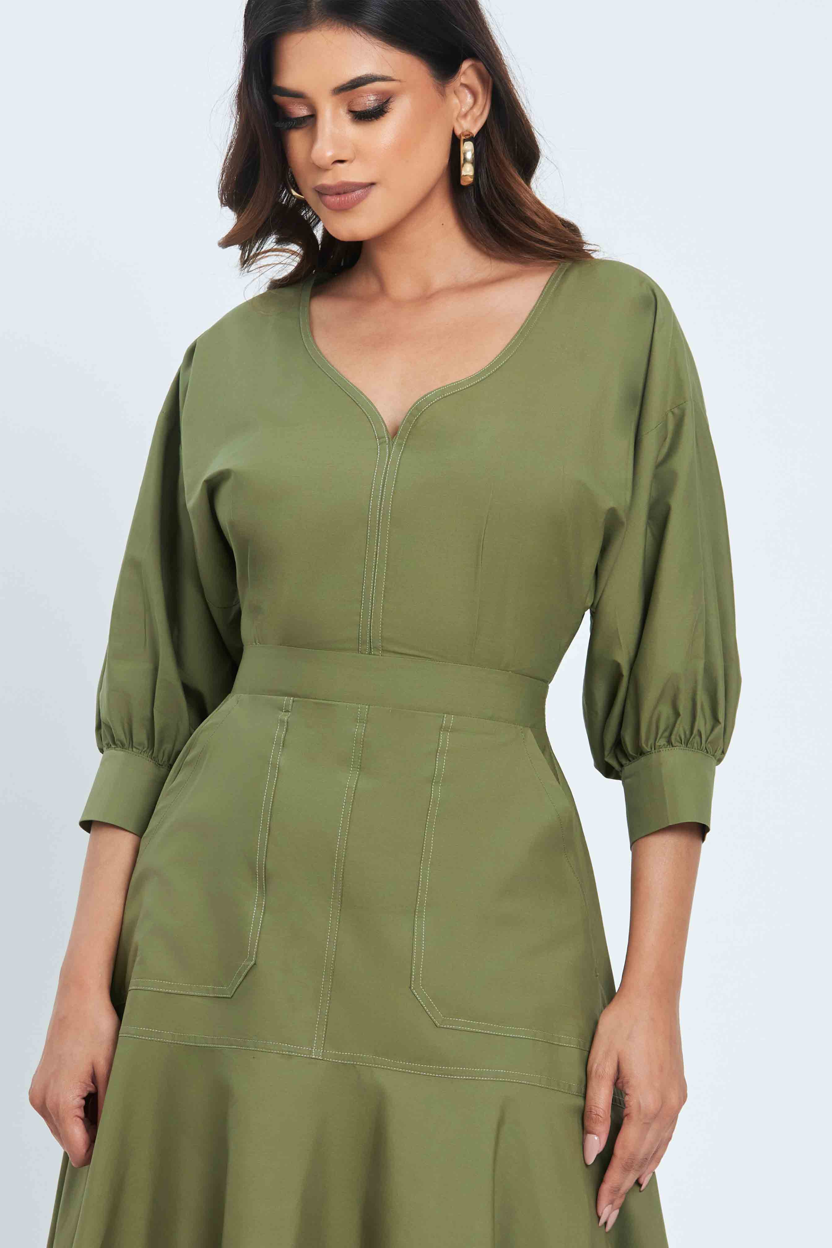 Camila Puff Sleeve Dress