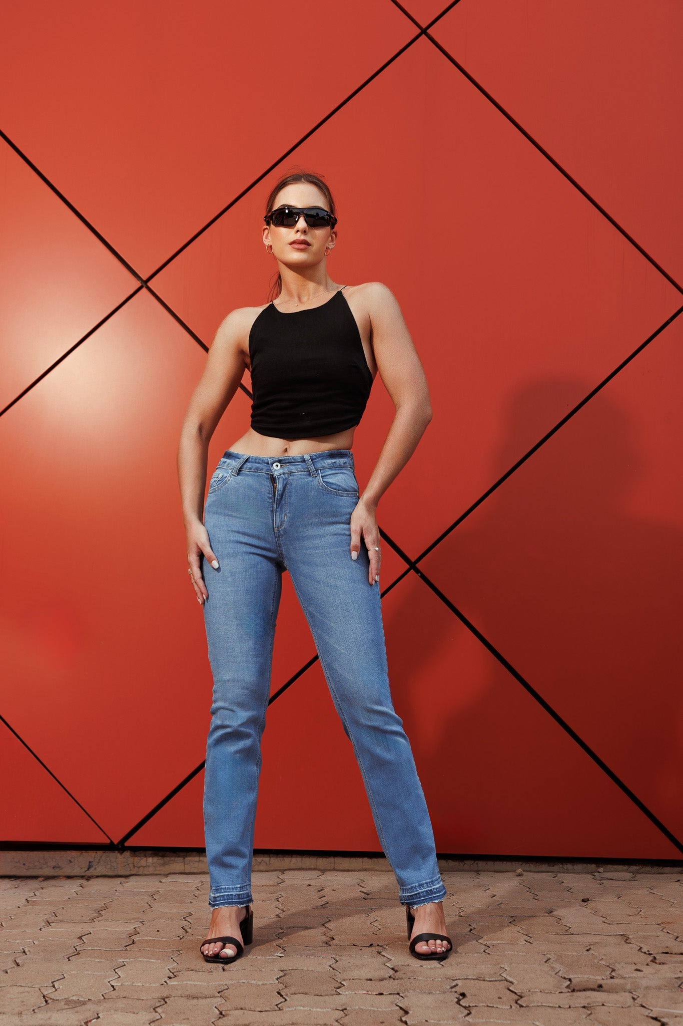 High Rise Skinny Bootcut Jeans