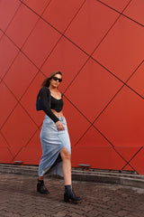Twist Front Skirt