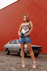 Denim ''Original''Mini Skirt