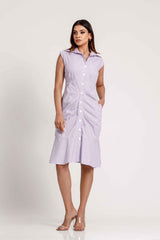 Emma Stripe Button Down Dress