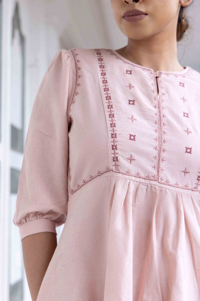 Dreamy Star Linen Dress