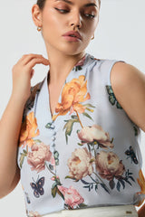 Polished Petals Sleeveless Top