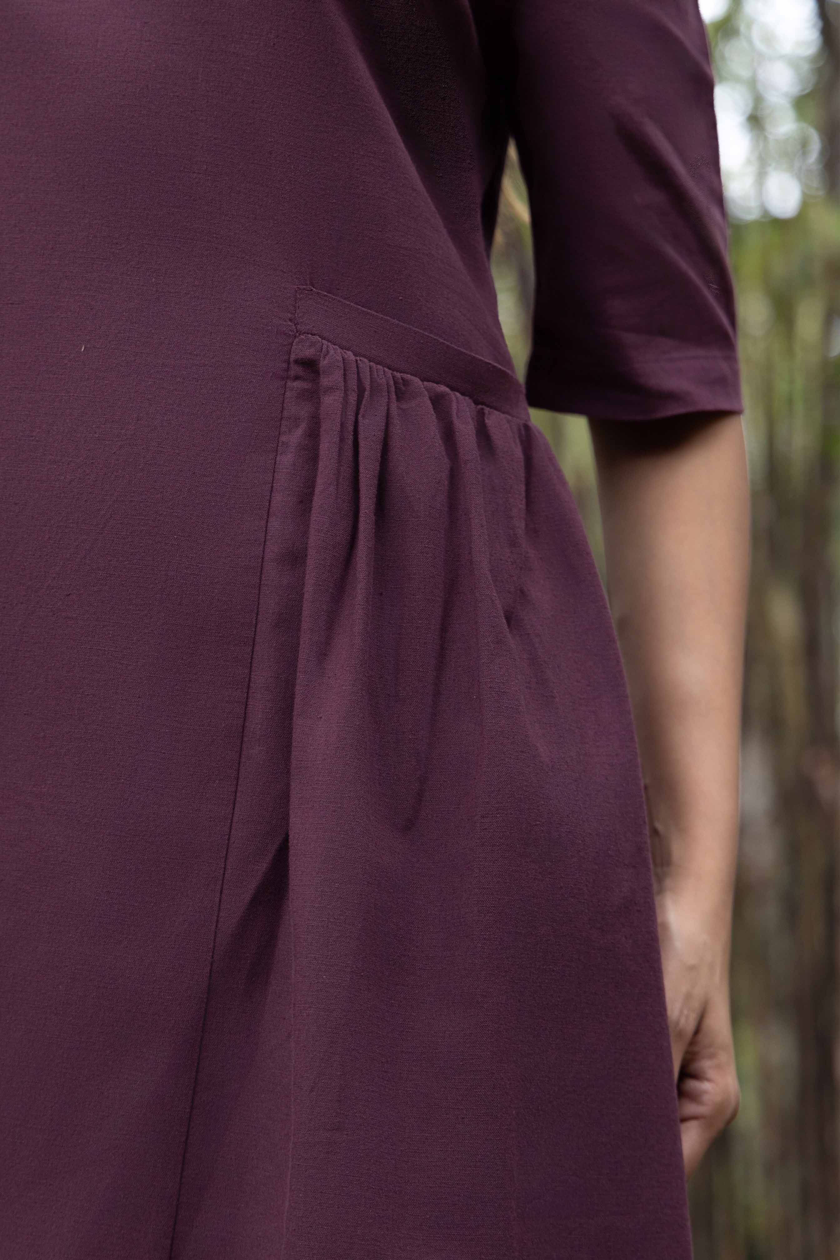 Pure Elegance Linen Dress