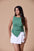 Sage Sculpt Wrap Top
