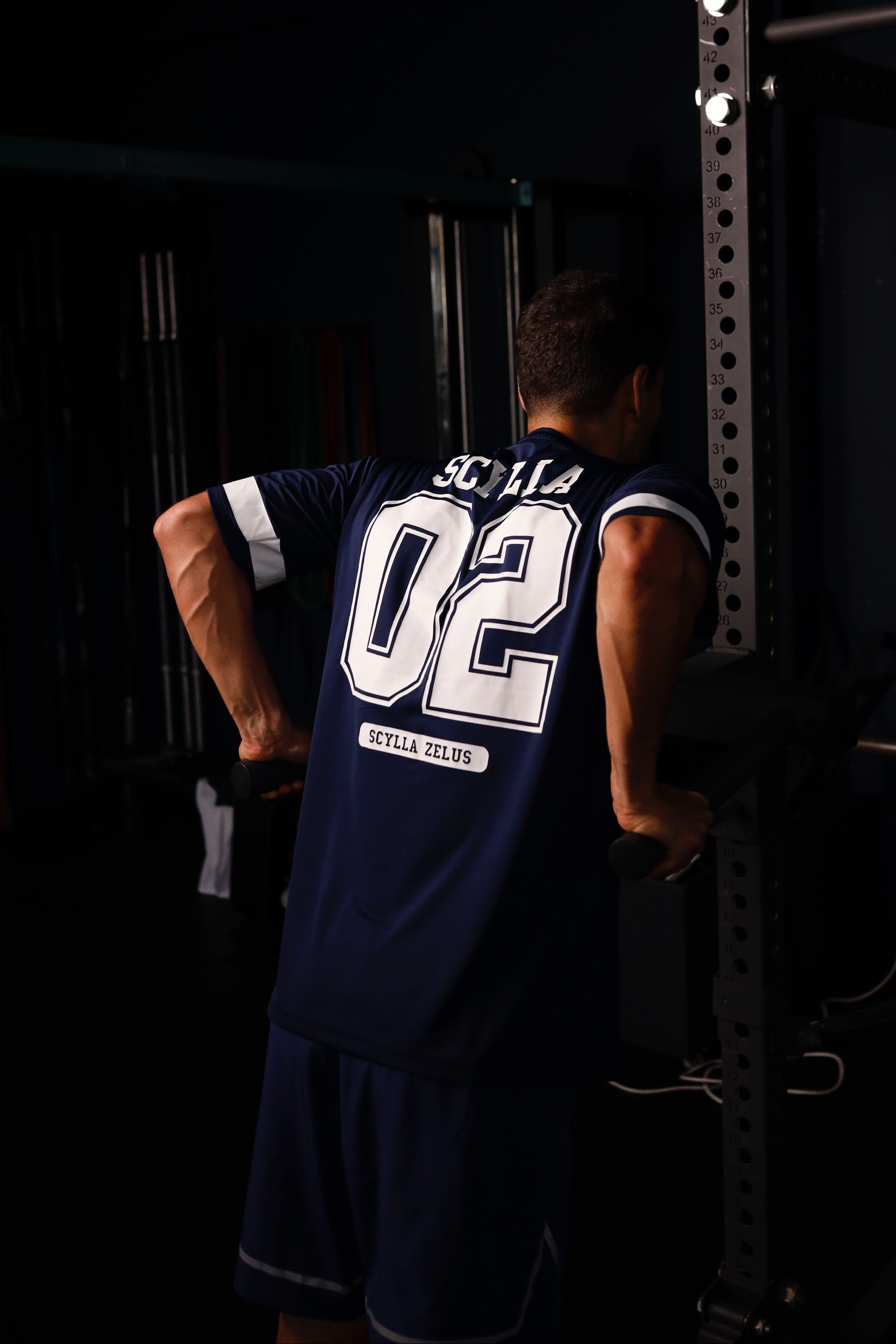 Own the game over sized printed tee SCY range - Dark Blue