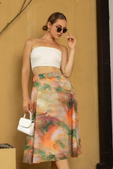 Catchy Sunset Ombre Skirt