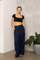 Summer Sky Sophie Linen Pant