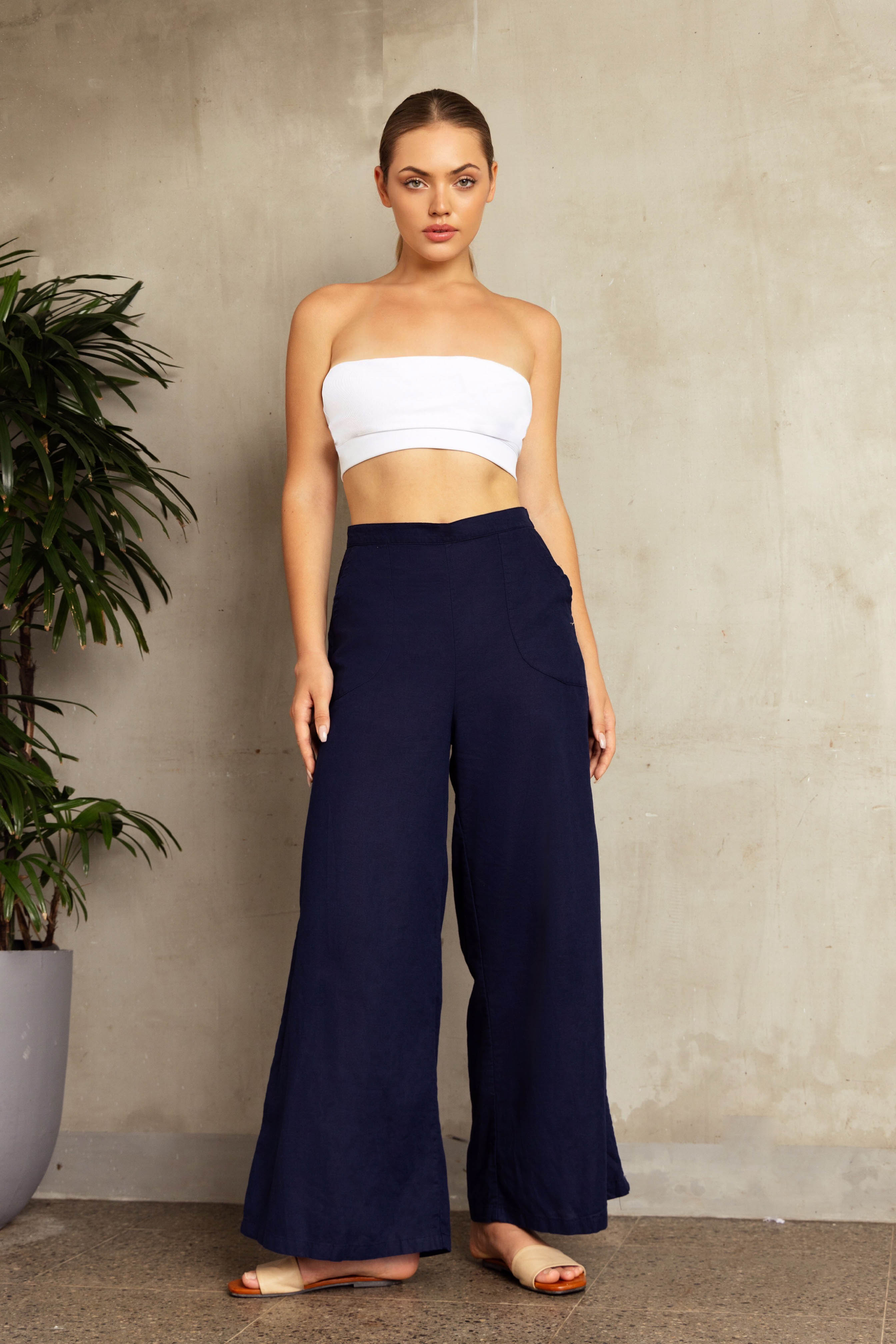 Aurelia Linen Pant