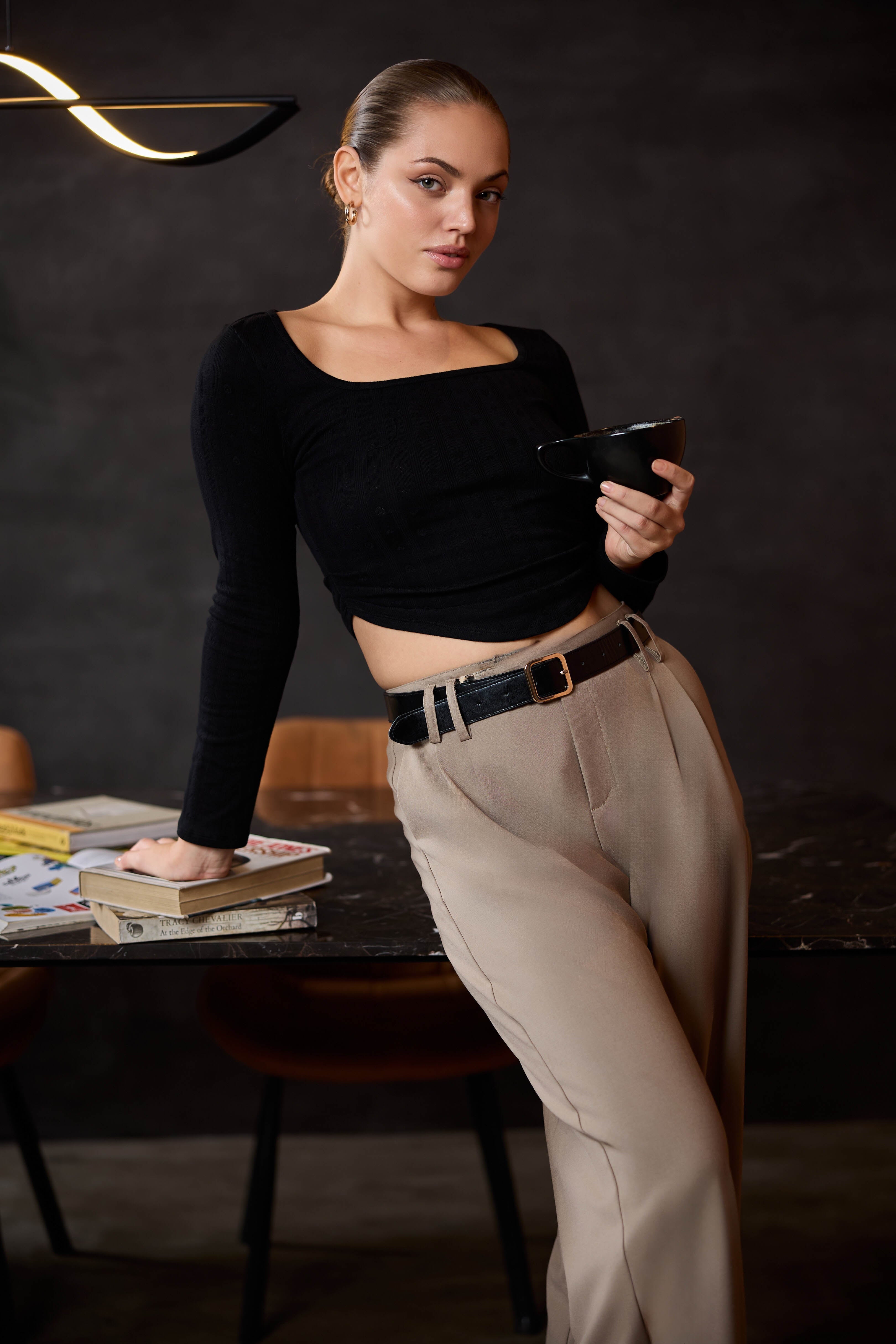 Flowy Tailored Work Wear Trouser