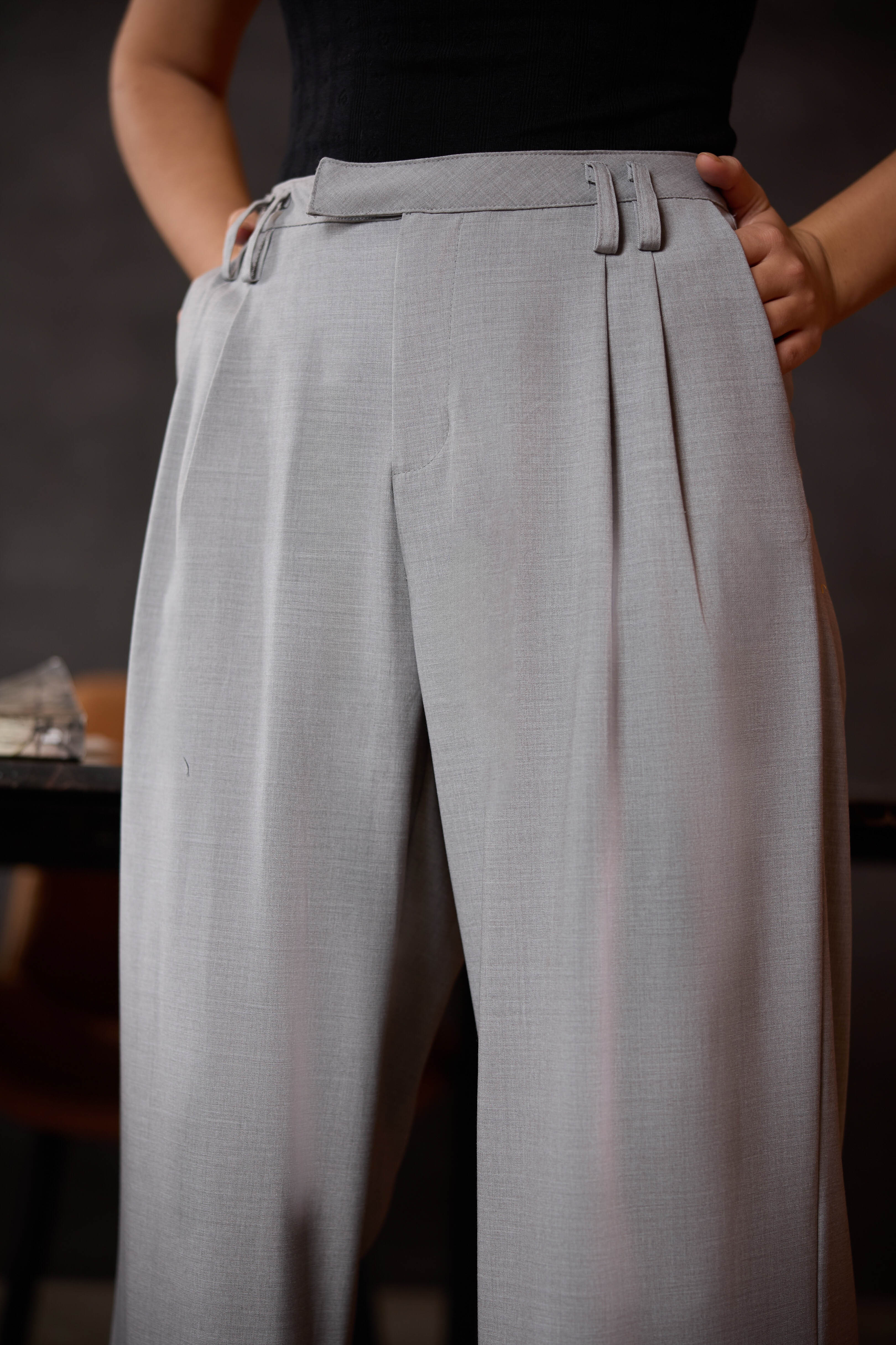 Flowy Tailored Work Wear Trouser