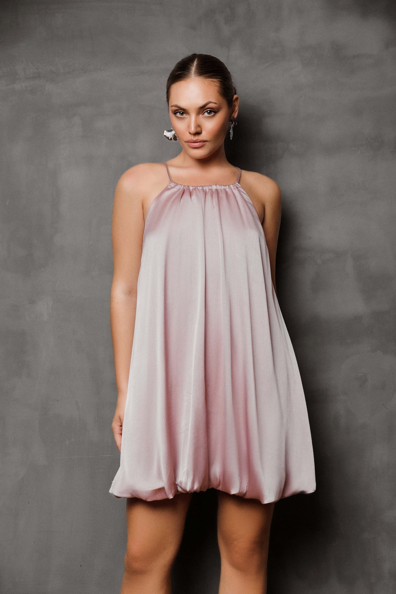 Bubble Bloom Mini Dress