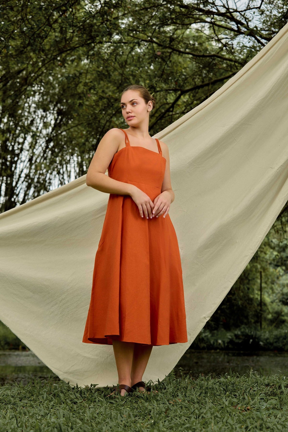 Bloomira Belle Linen Dress