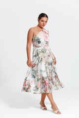 Gardenia Belted Midi Dress
