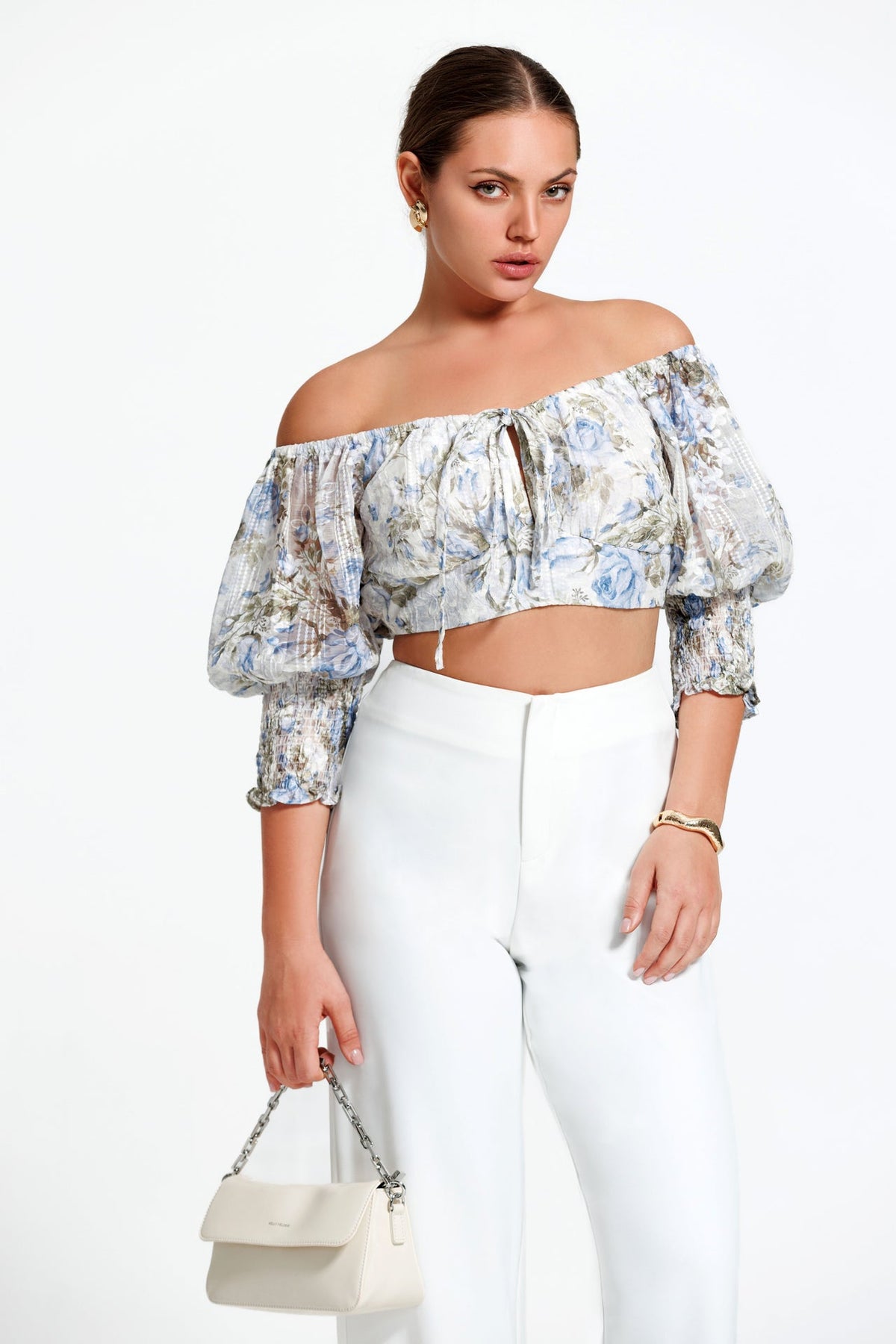Ember Off Shoulder Knot Top