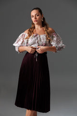 Ember Off Shoulder Knot Top