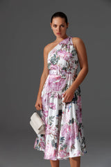 Gardenia Belted Midi Dress