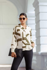 Graceful Lapel Collar WW Top