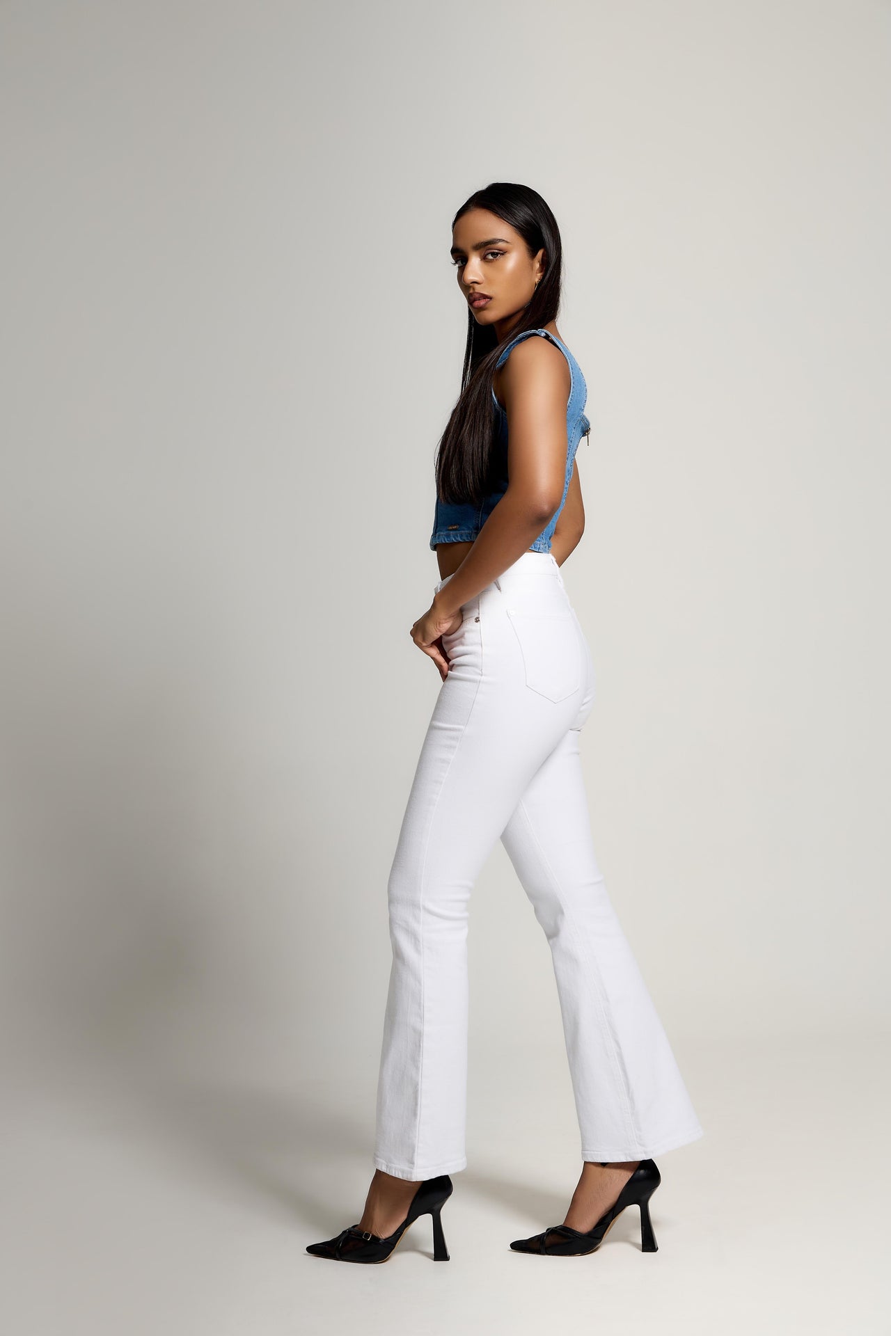 Contour High-Rise Slim Flare Pant
