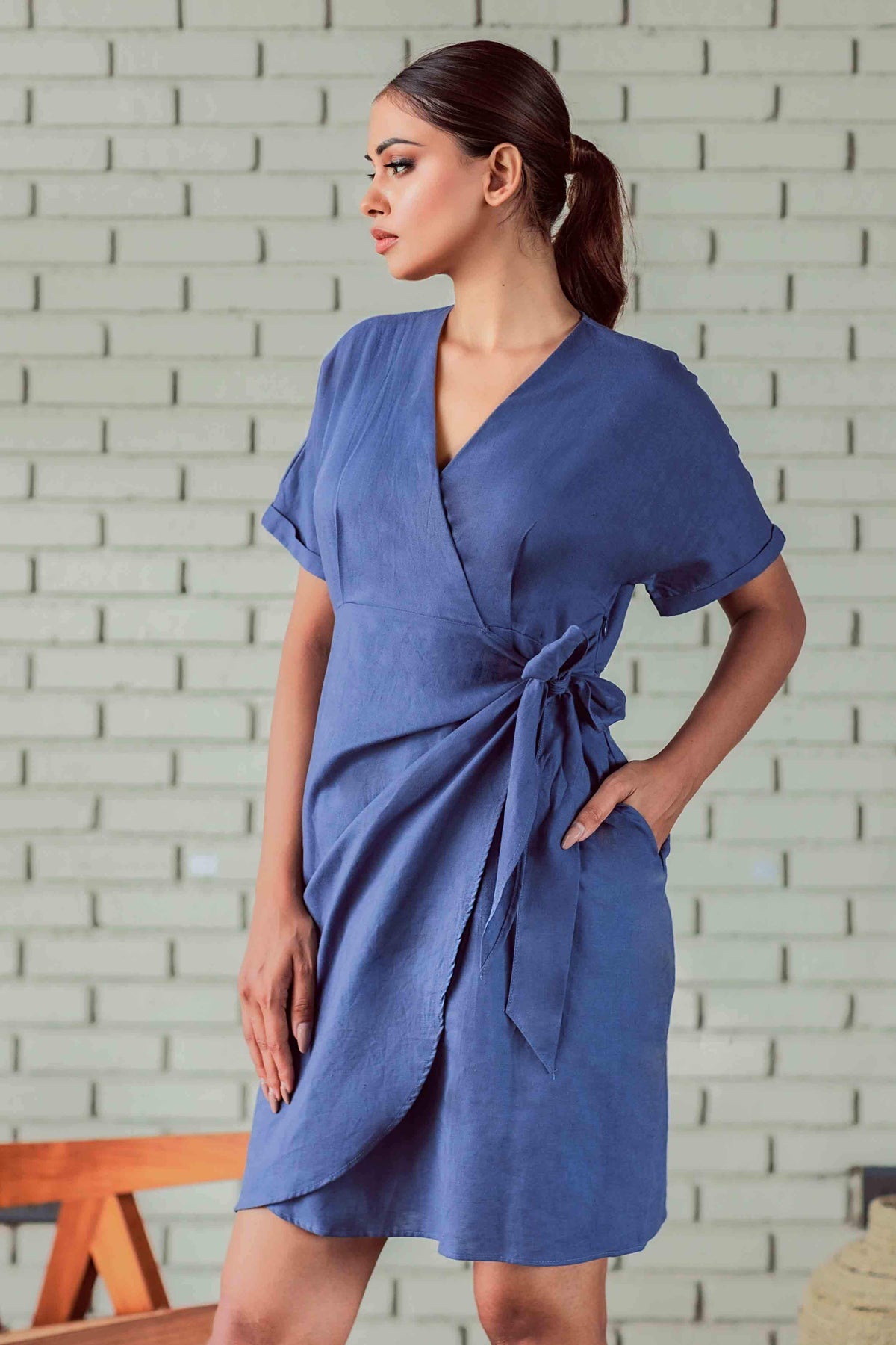 Lavish Linen Luxe Dress