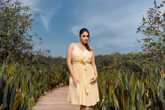 Serene Looms Linen Dress