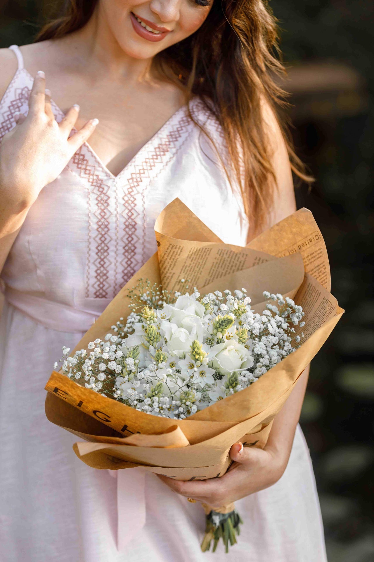 Serene Looms Linen Dress