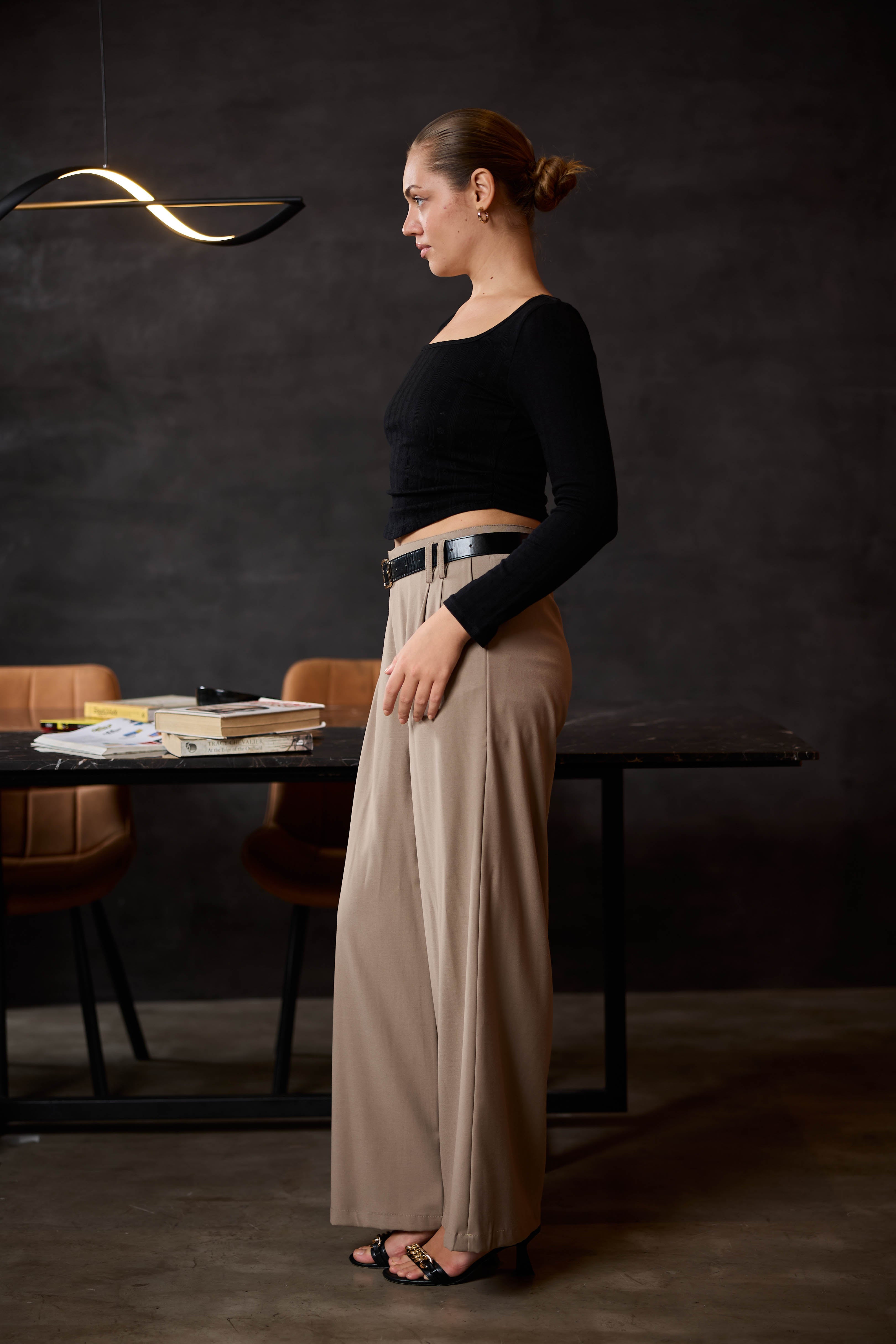 Flowy Tailored Work Wear Trouser