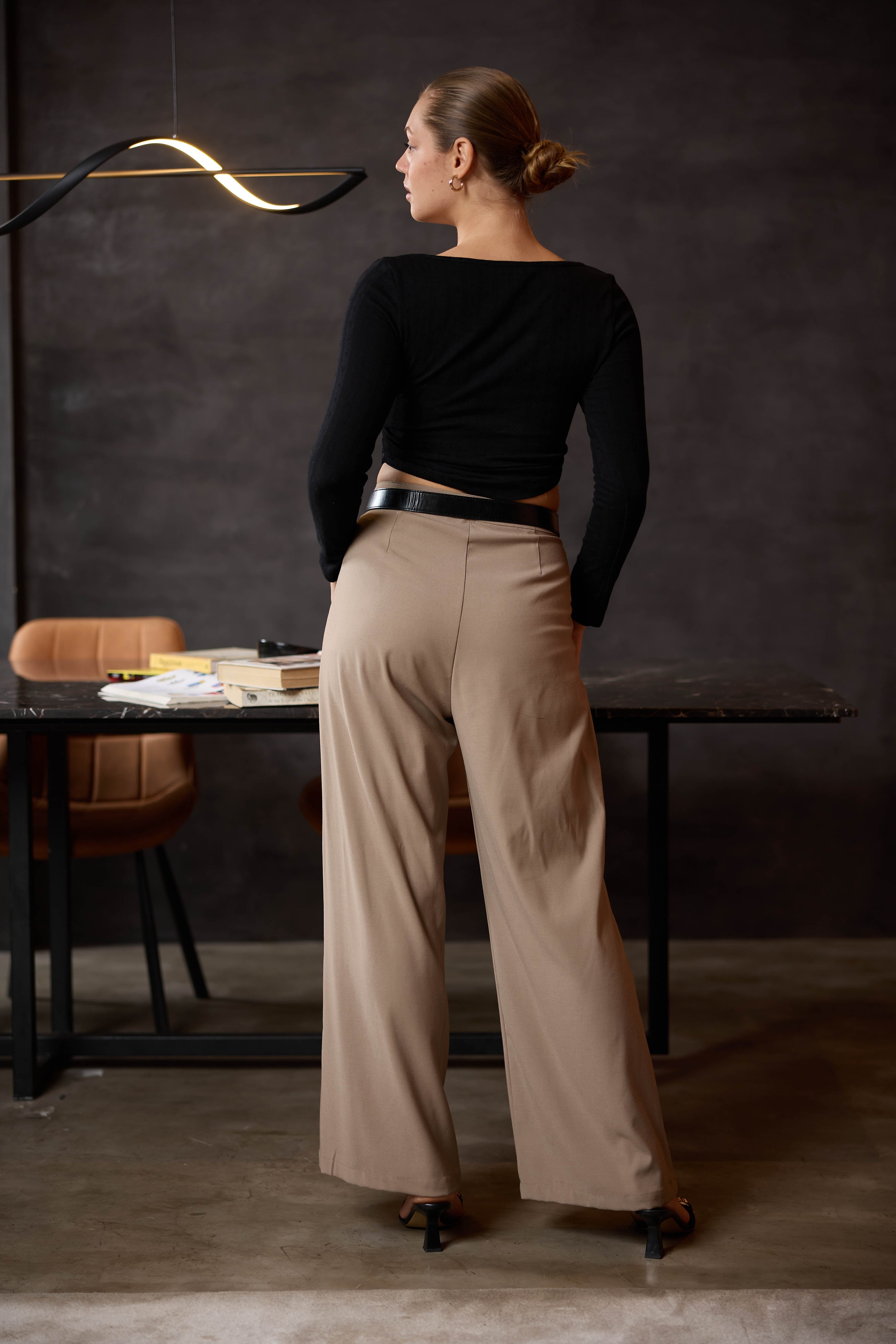 Flowy Tailored Work Wear Trouser