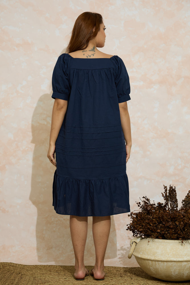 Coral Coast Linen Dress