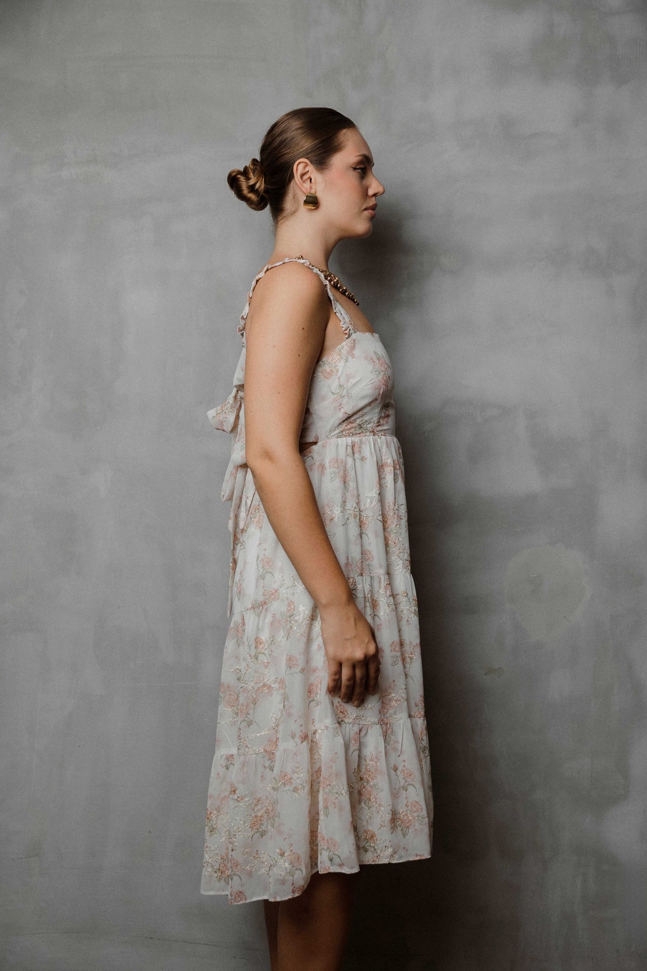 Bloom Aura Midi Dress