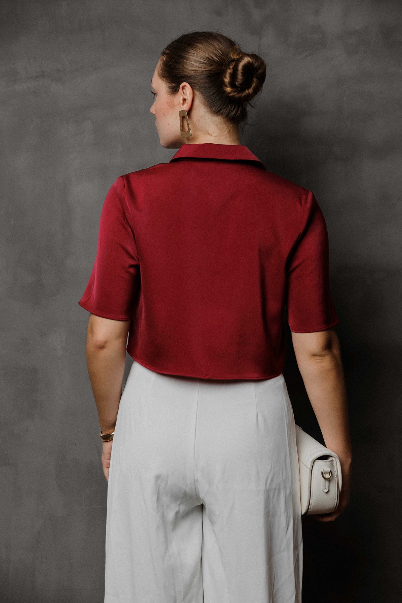 Opulence Buttoned Crop