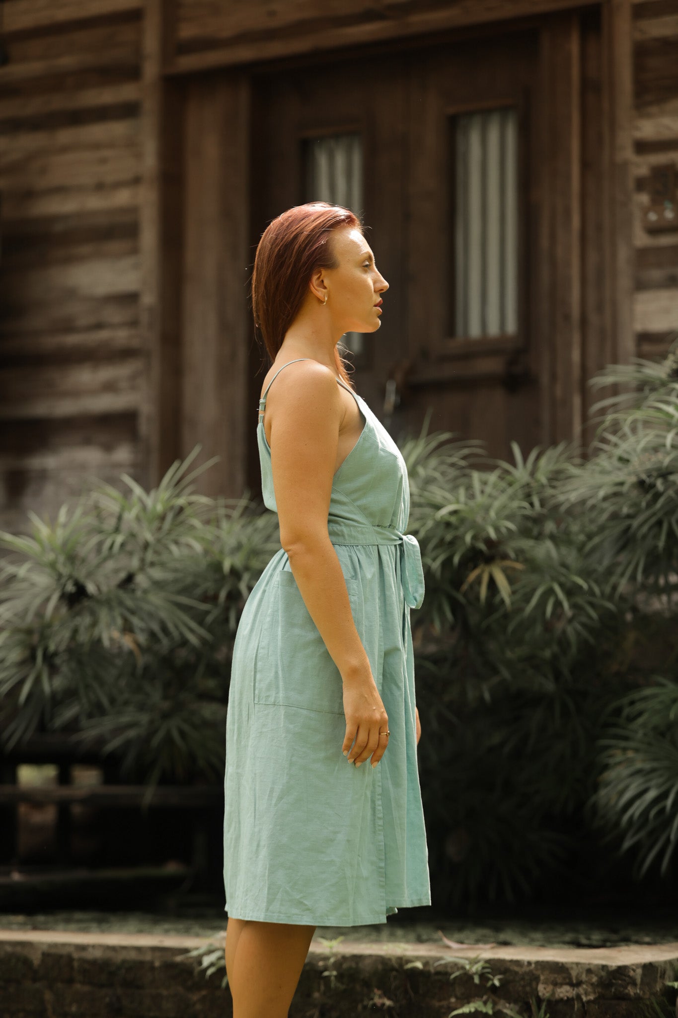 Briar Bloom Linen Dress