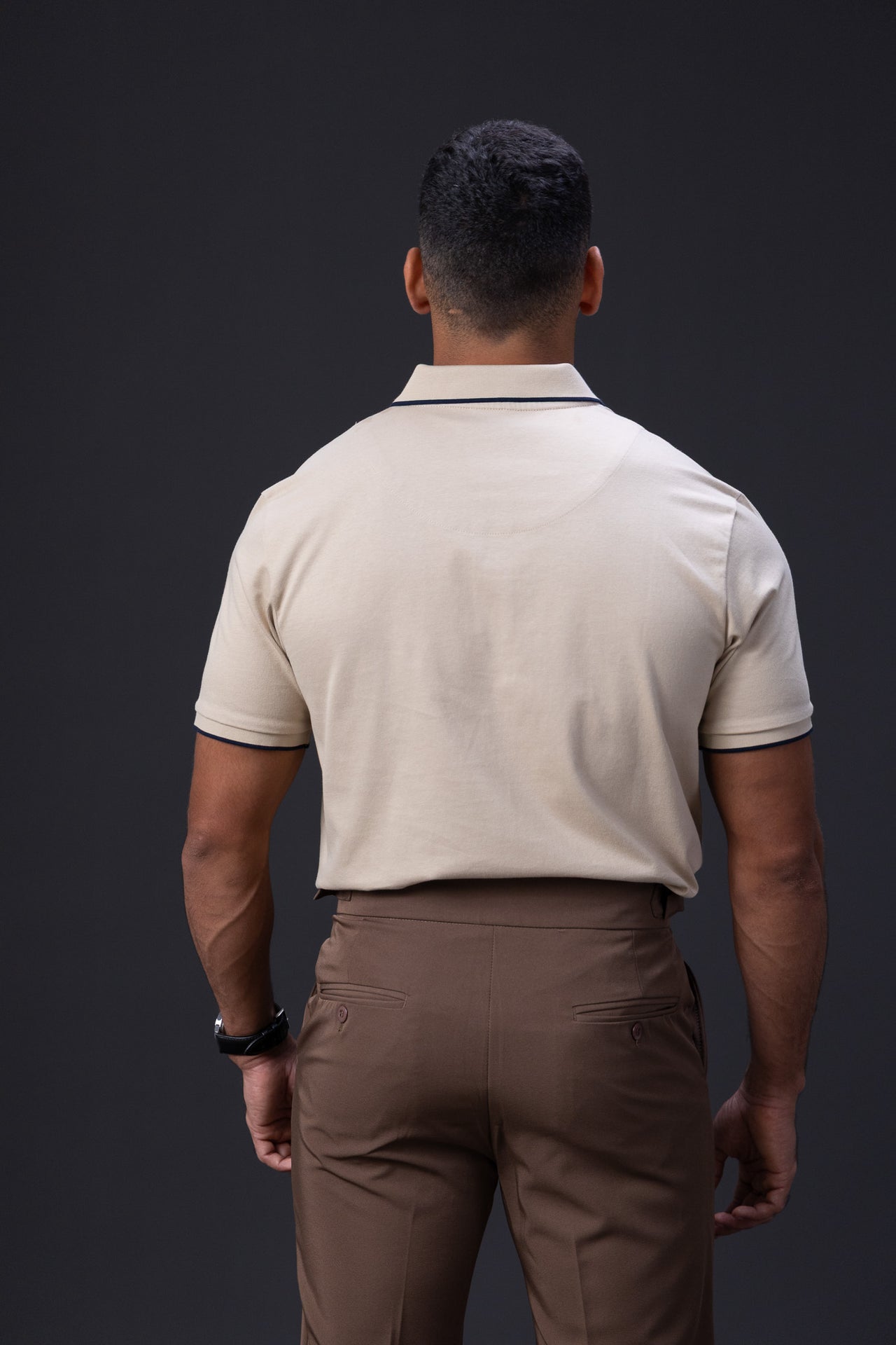 The Classic Contrast-Tipped Polo